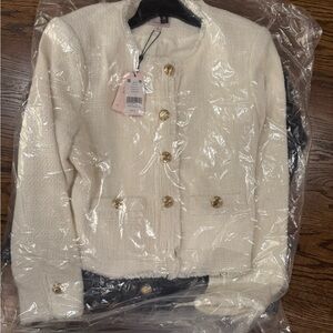 Elegant Cream Women's Jacket